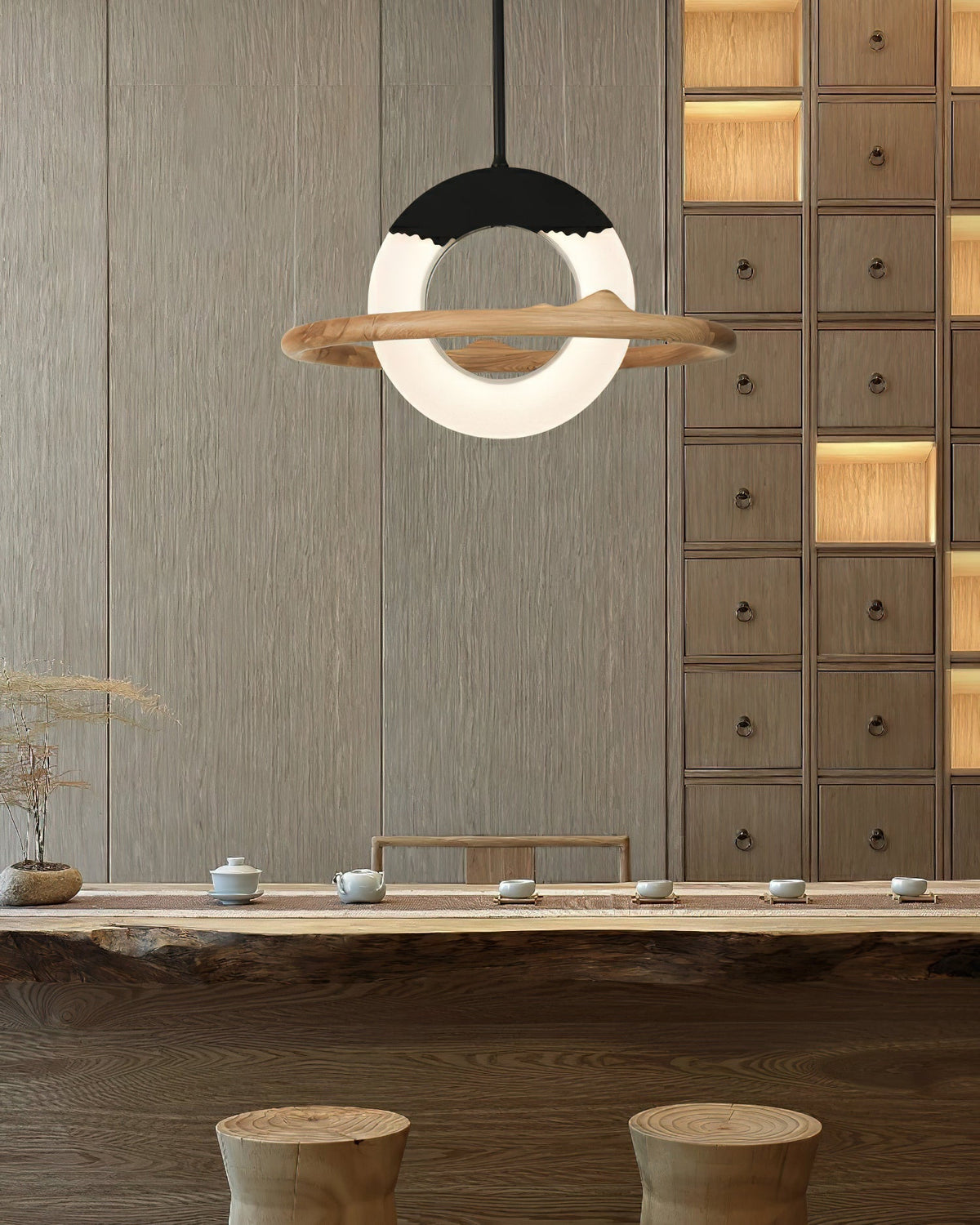 Suspension Sardaigne en bois et métal – vue 24