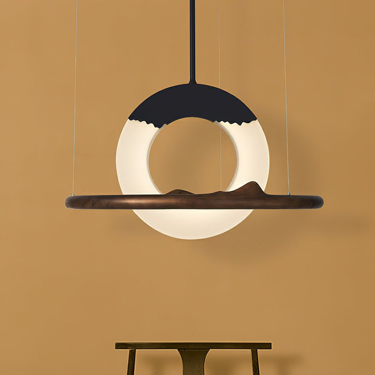 Suspension Sardaigne en bois et métal – vue 8
