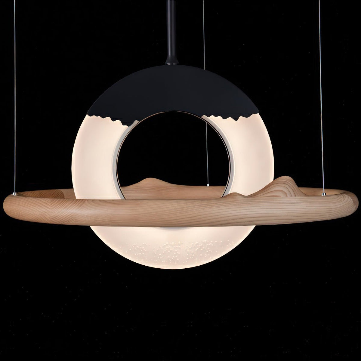 Suspension Sardaigne en bois et métal – vue 33