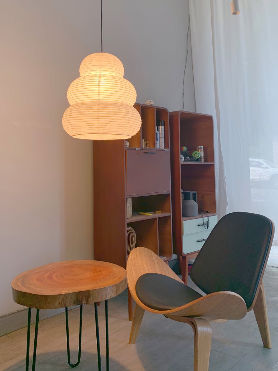 Suspension Véronique en papier et fer – vue 25