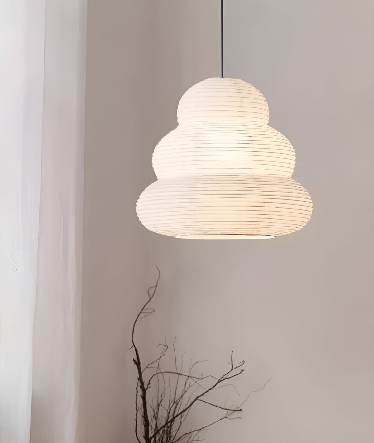 Suspension Véronique en papier et fer – vue 23