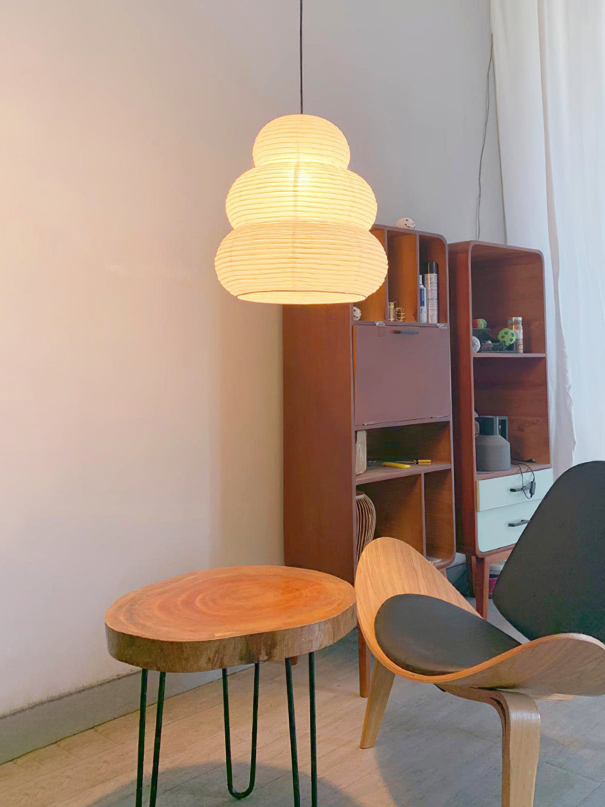 Suspension Véronique en papier et fer – vue 20