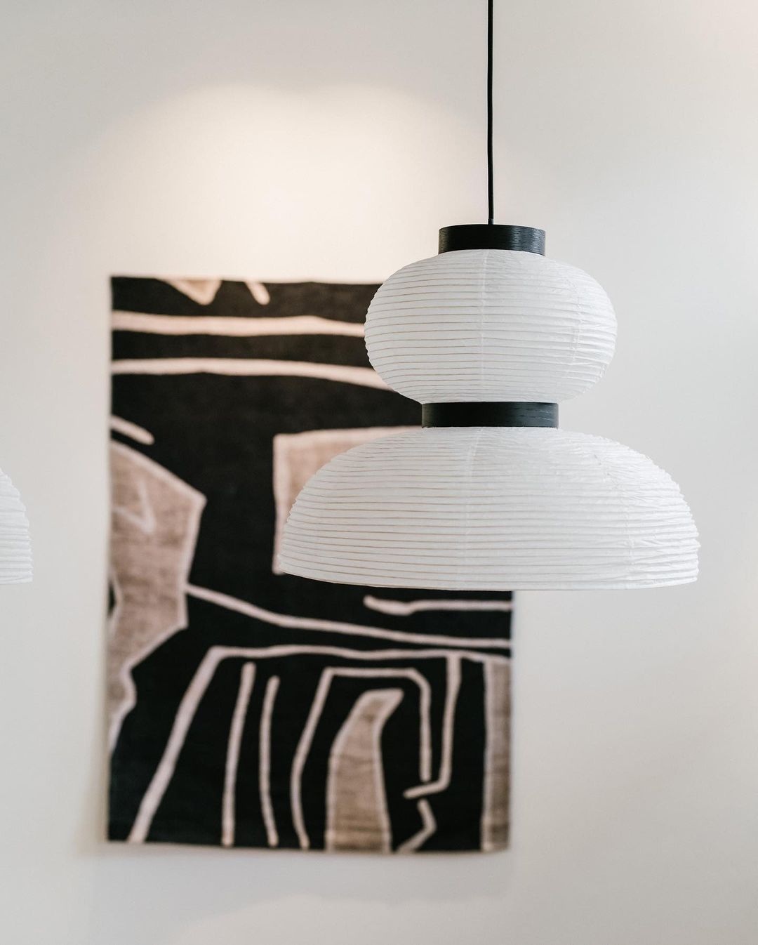 Suspension Rocaille en papier et chêne – vue 66