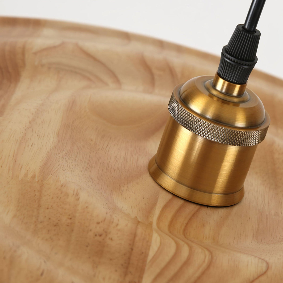 Suspension Oural en verre et bois – vue 25