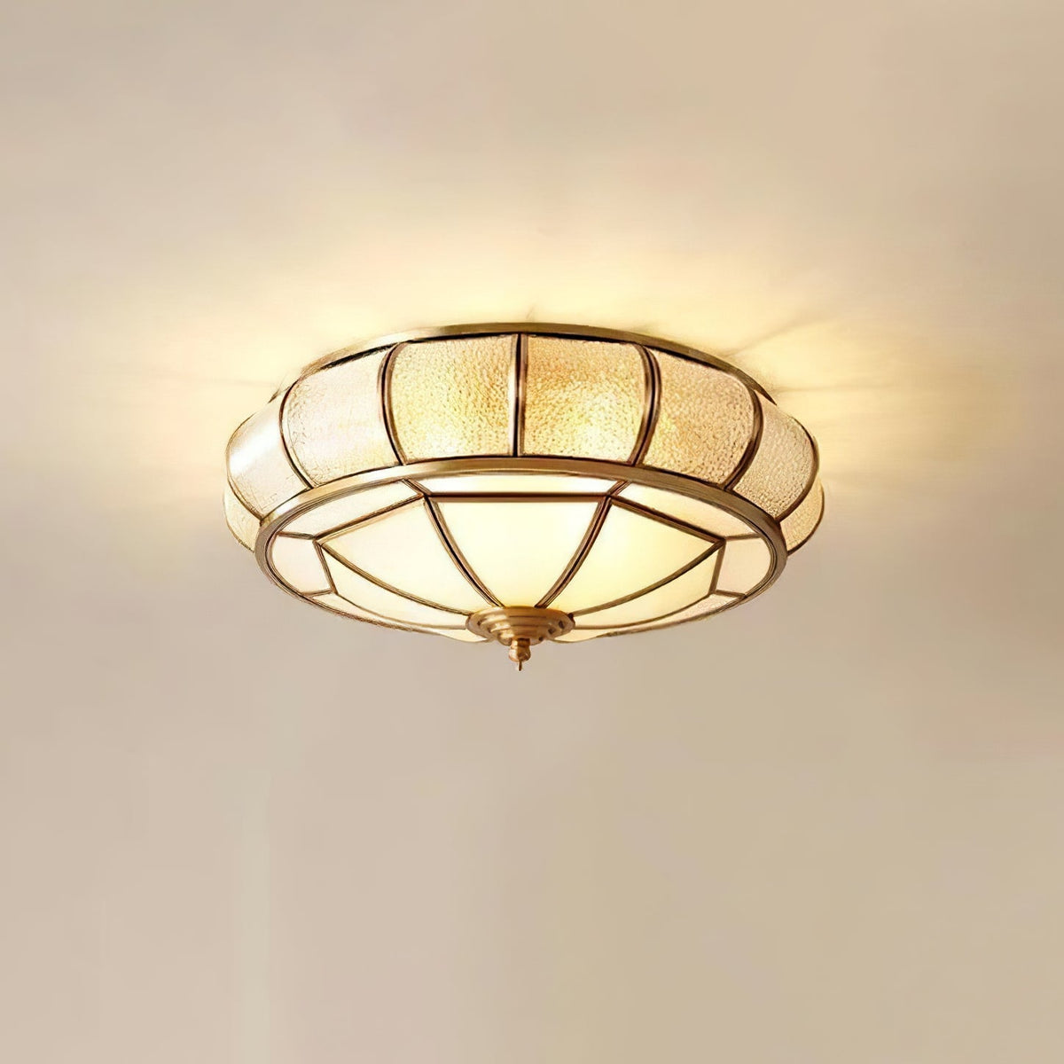 Plafonnier Archipel en verre et laiton – vue 13