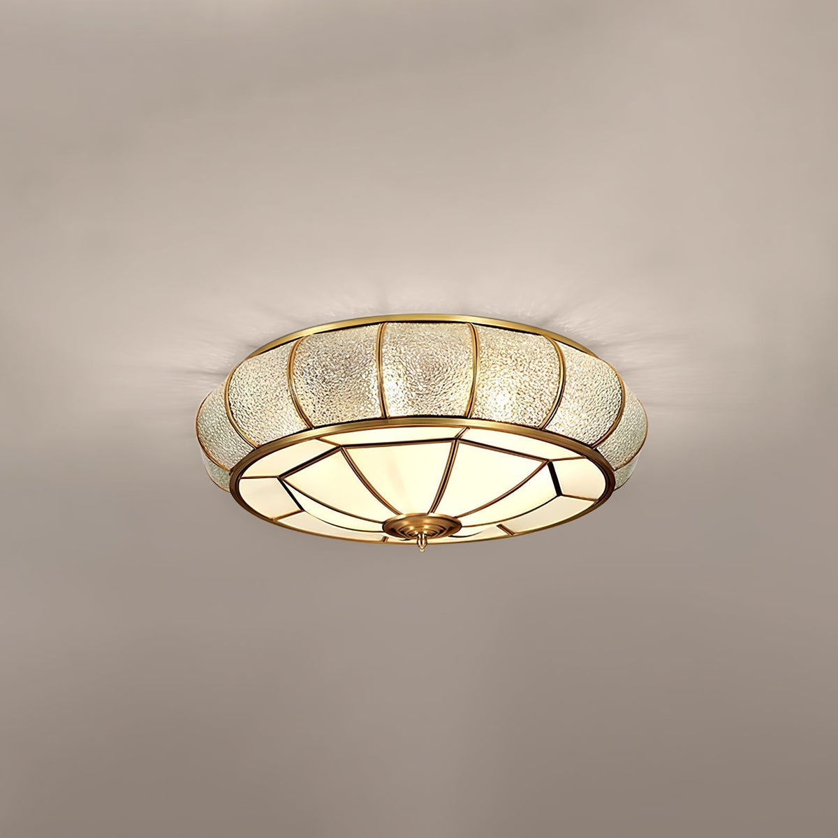Plafonnier Archipel en verre et laiton – vue 23
