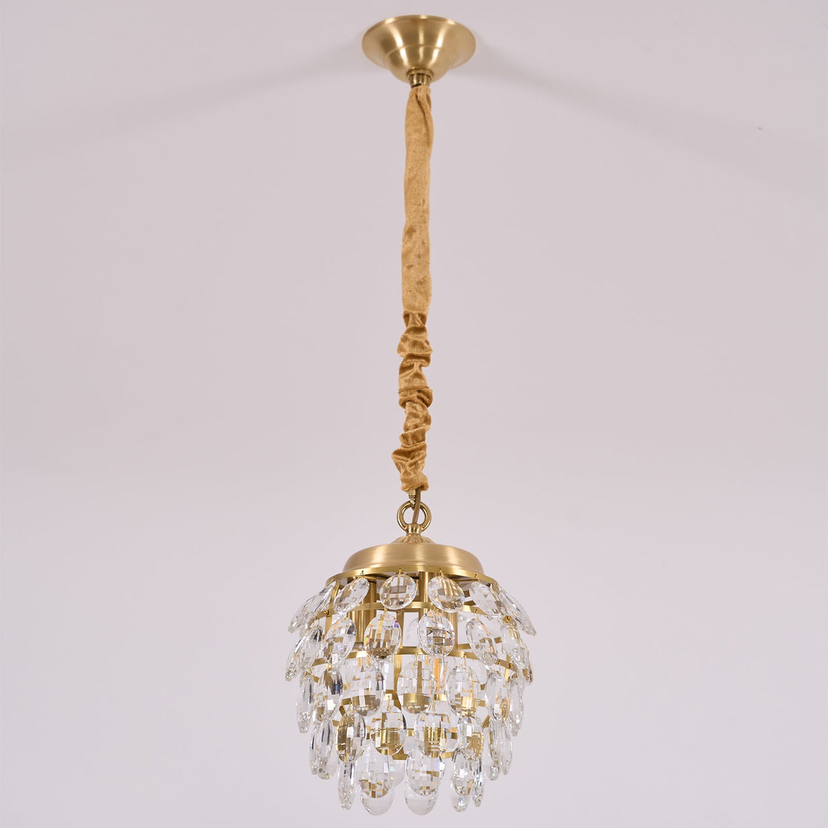 Suspension Cigale en cristal et laiton – vue 11
