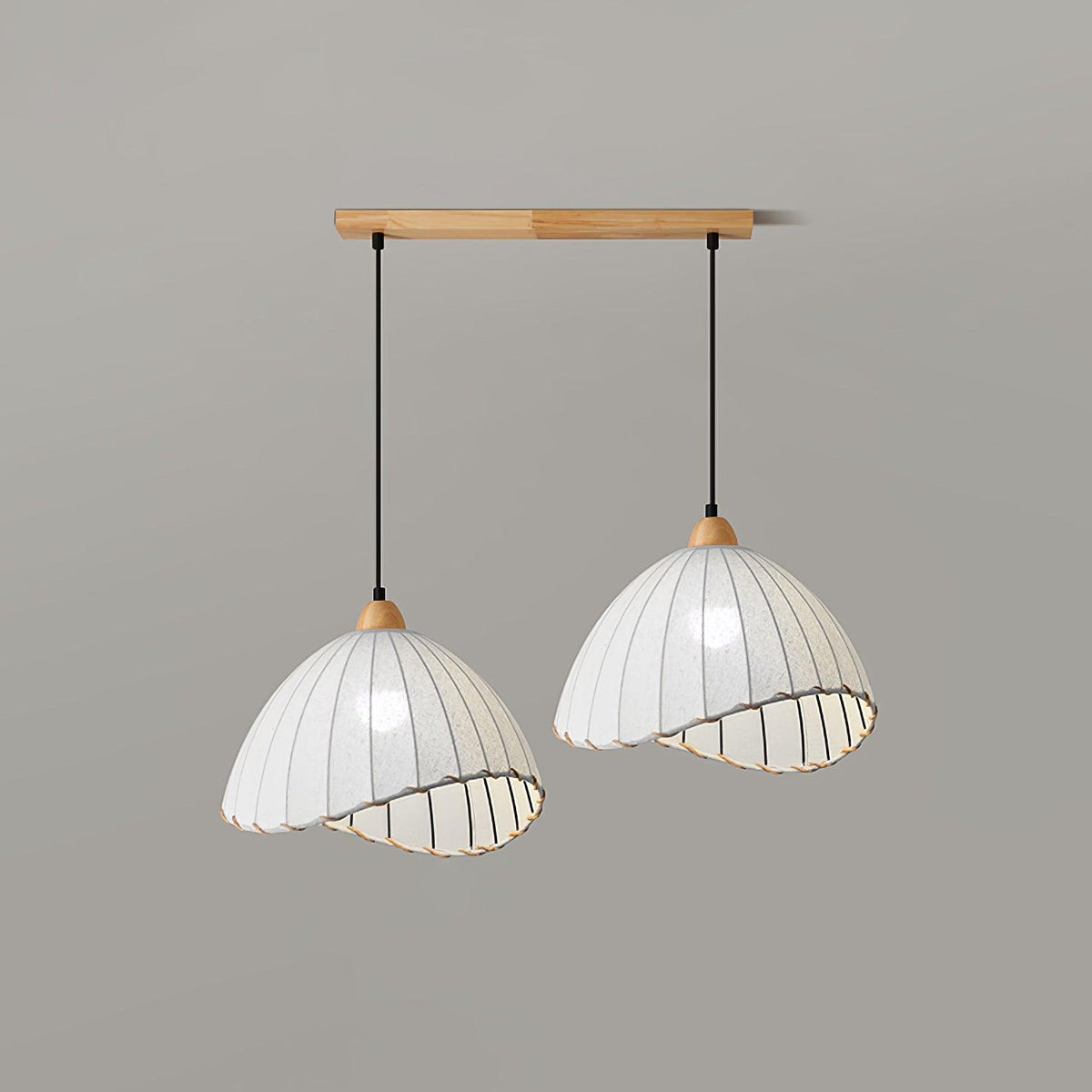 Suspension Rocher en bois et tissu – vue 52