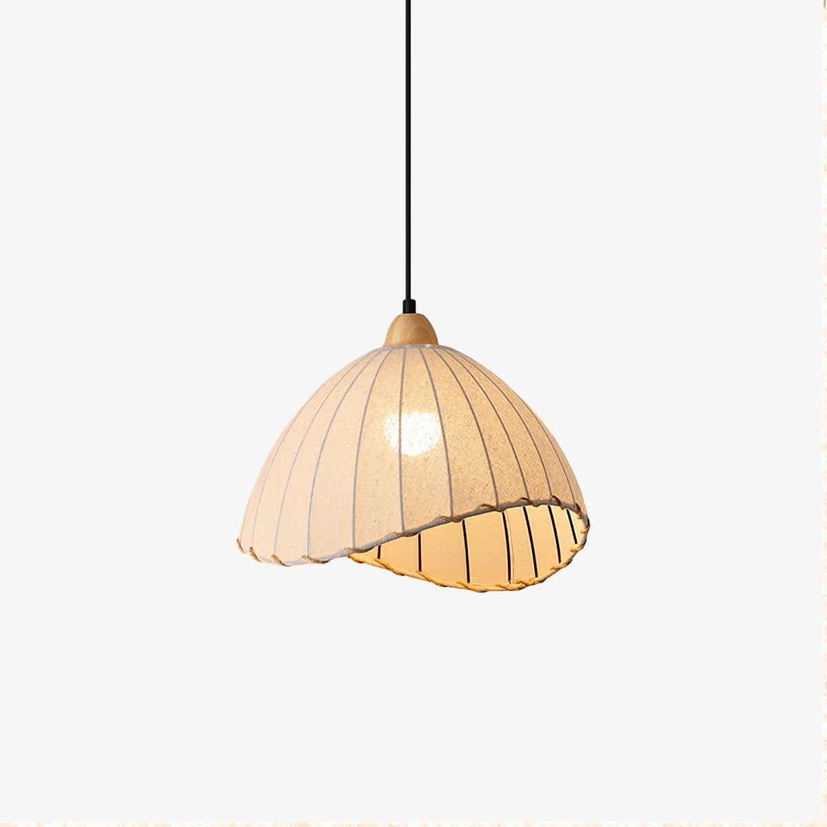 Suspension Rocher en bois et tissu – vue 33