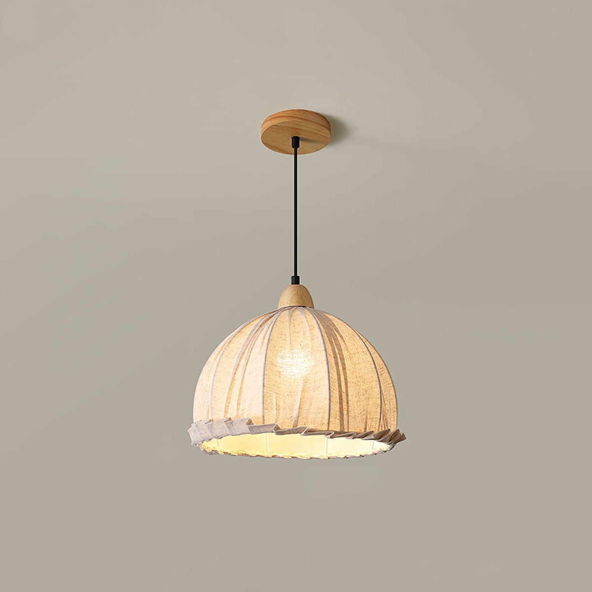 Suspension Rocher en bois et tissu – vue 41