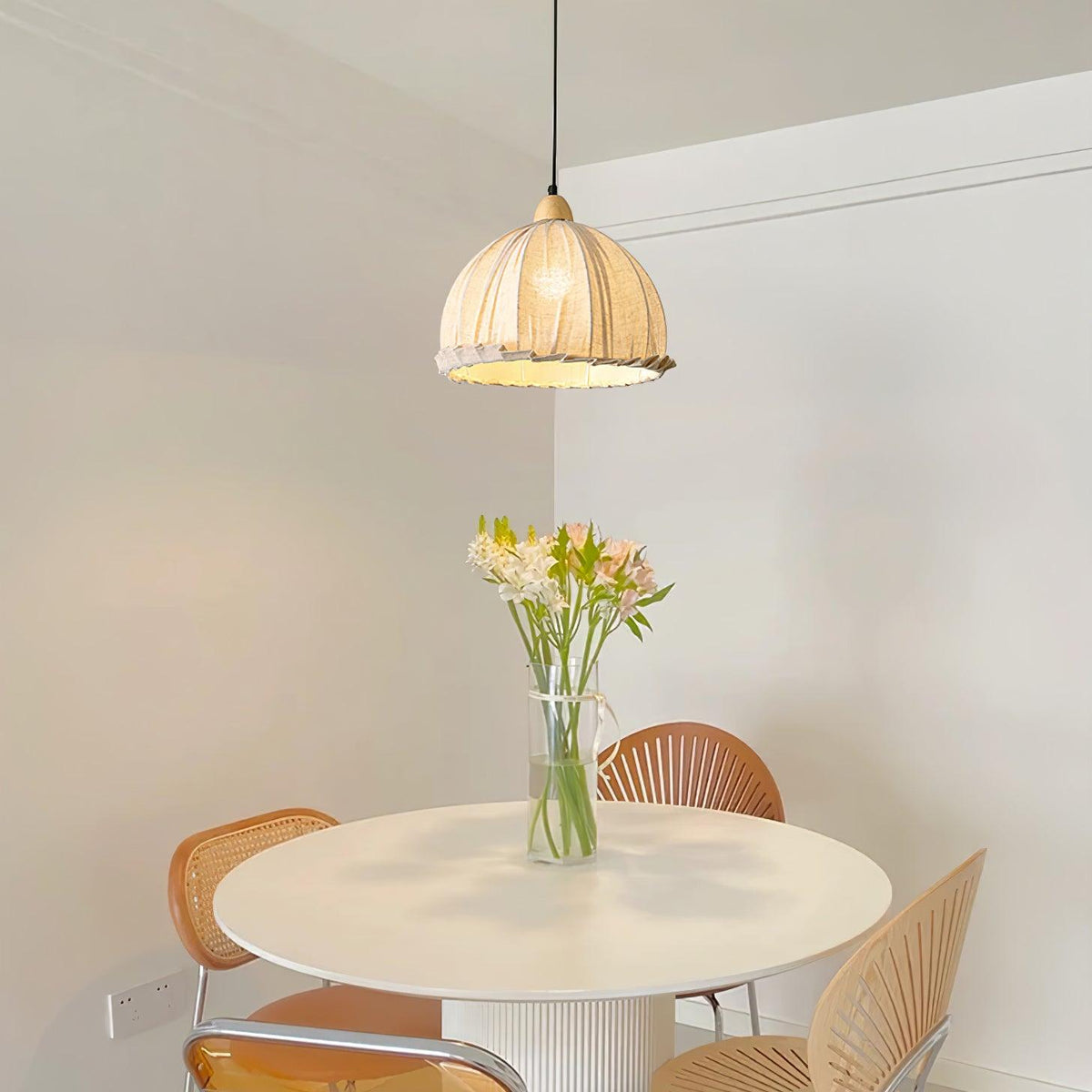 Suspension Rocher en bois et tissu – vue 19