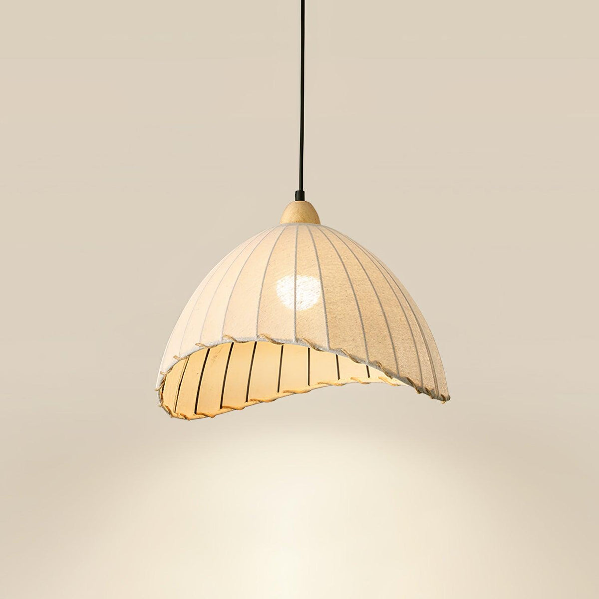 Suspension Rocher en bois et tissu – vue 20