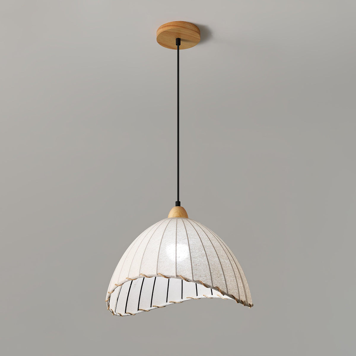 Suspension Rocher en bois et tissu – vue 49