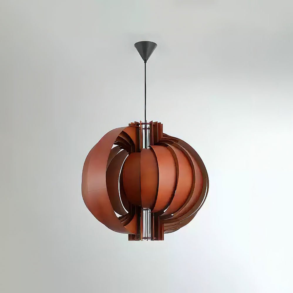Suspension Mandarine en bois et métal – vue 15