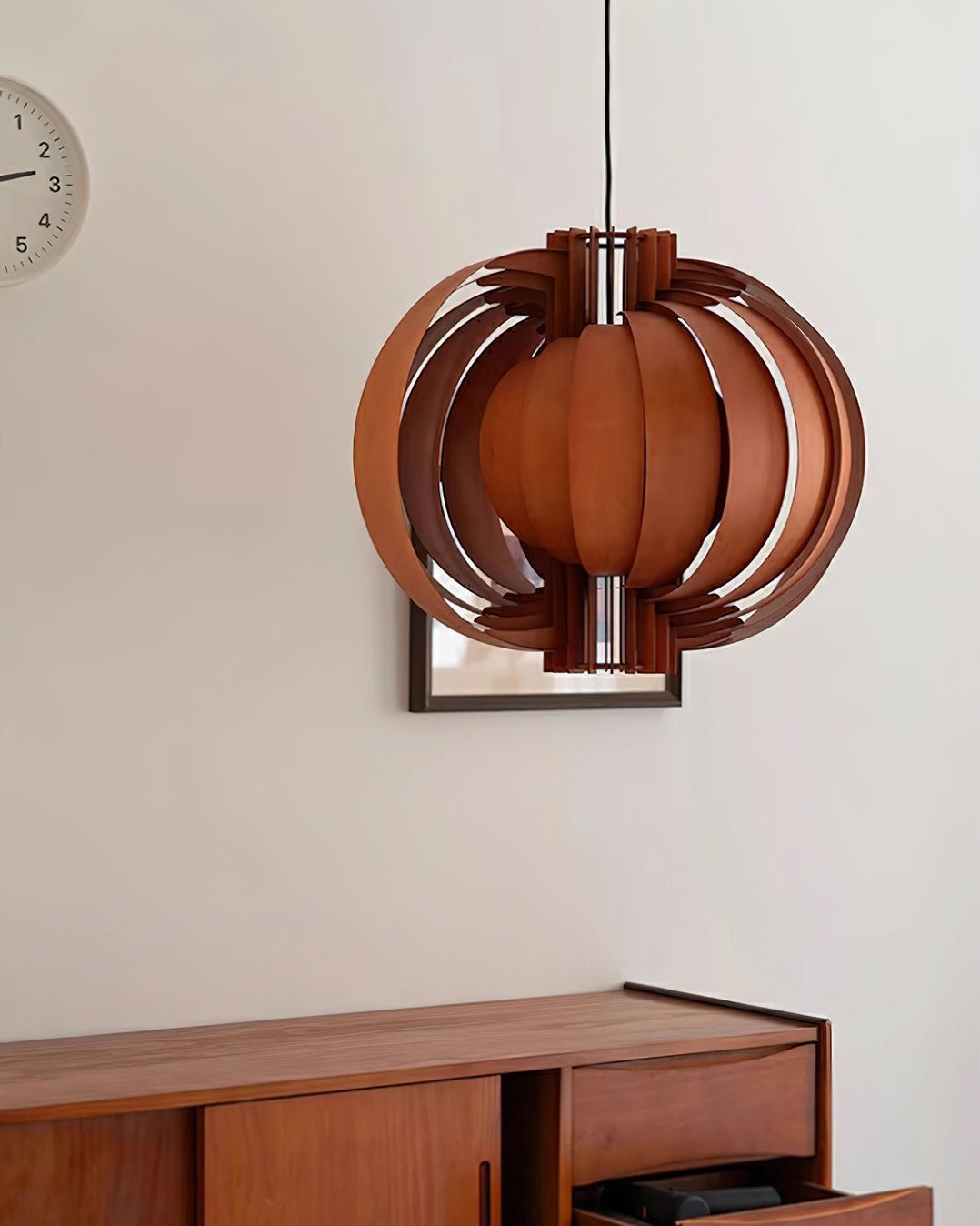 Suspension Mandarine en bois et métal – vue 40