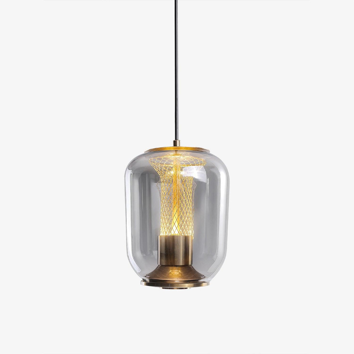 Suspension Médina en verre et fer – vue 6