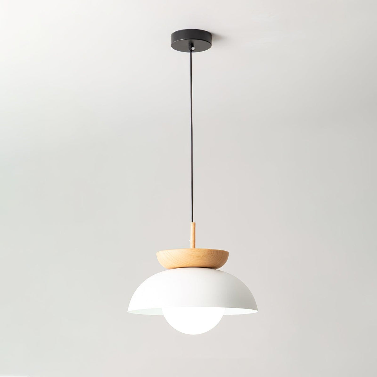 Suspension Citrine en verre et métal – vue 14