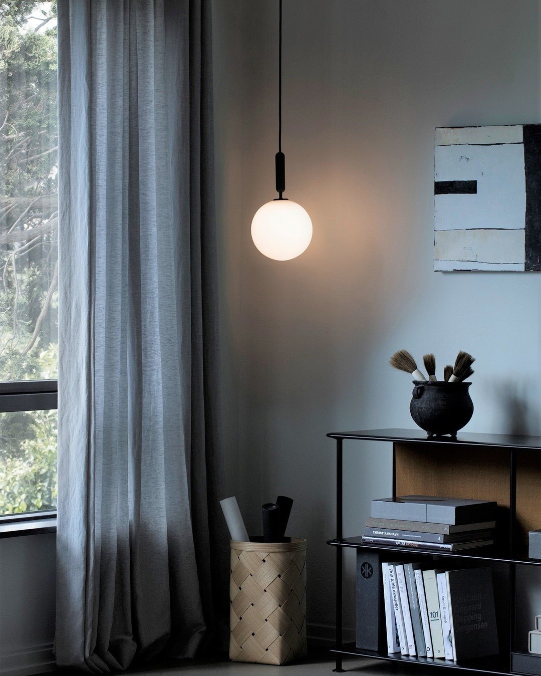 Suspension Parvis en verre et laiton – vue 38