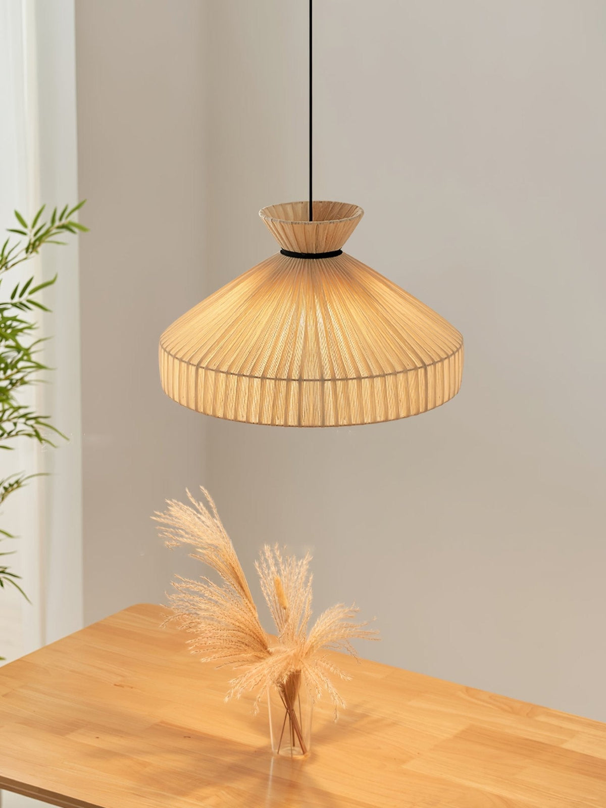 Suspension Gravure en tissu et fer – vue 5
