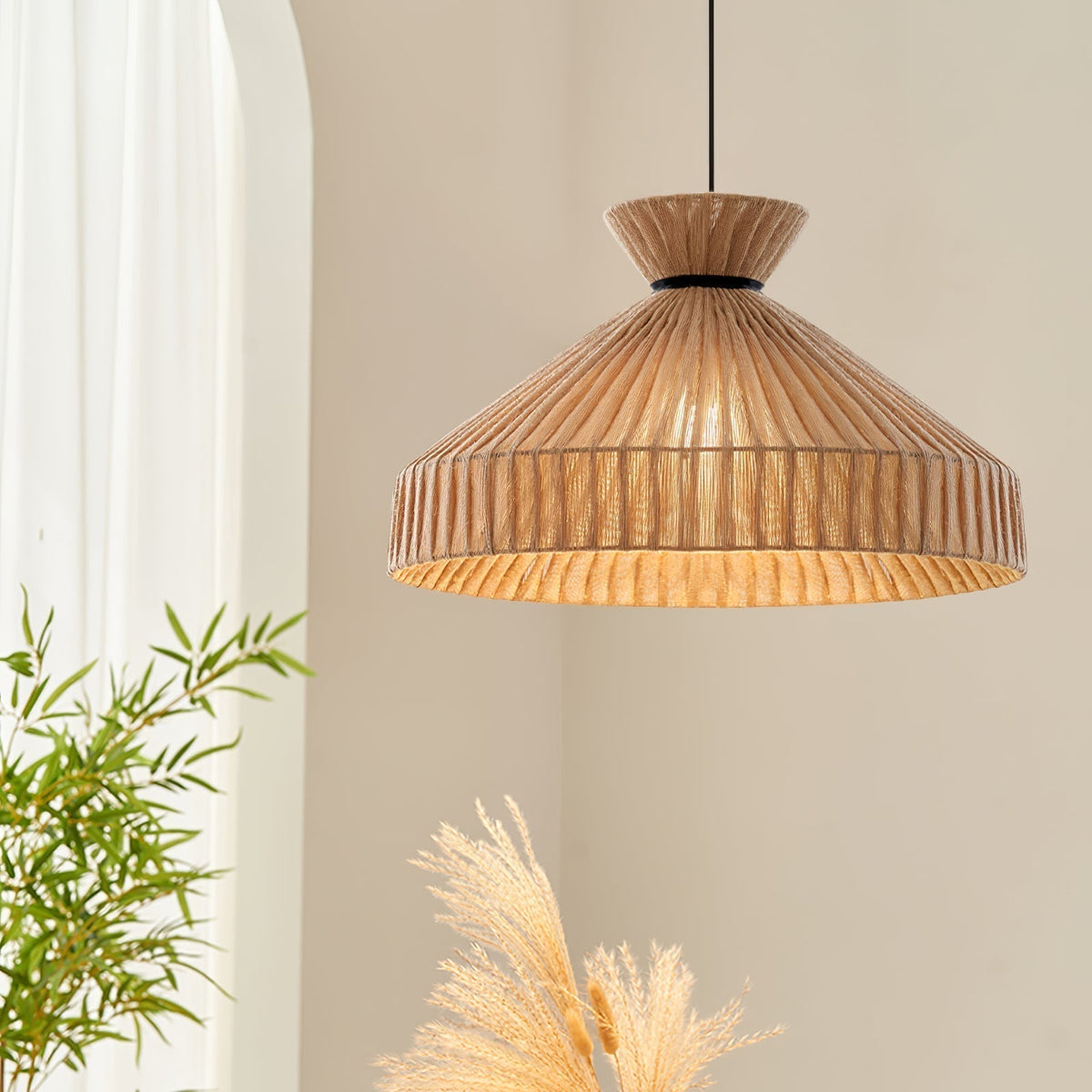 Suspension Gravure en tissu et fer – vue 13