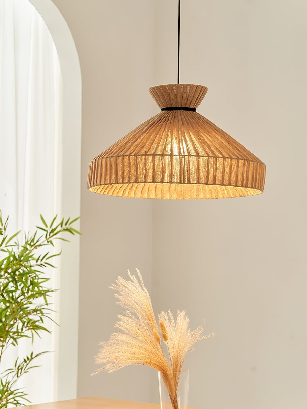 Suspension Gravure en tissu et fer – vue 14
