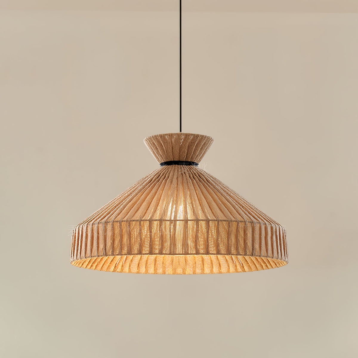 Suspension Gravure en tissu et fer – vue 16