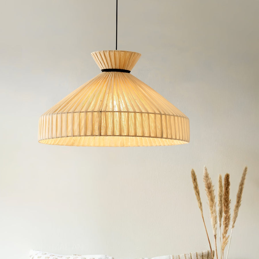 Suspension Gravure en tissu et fer – vue 4