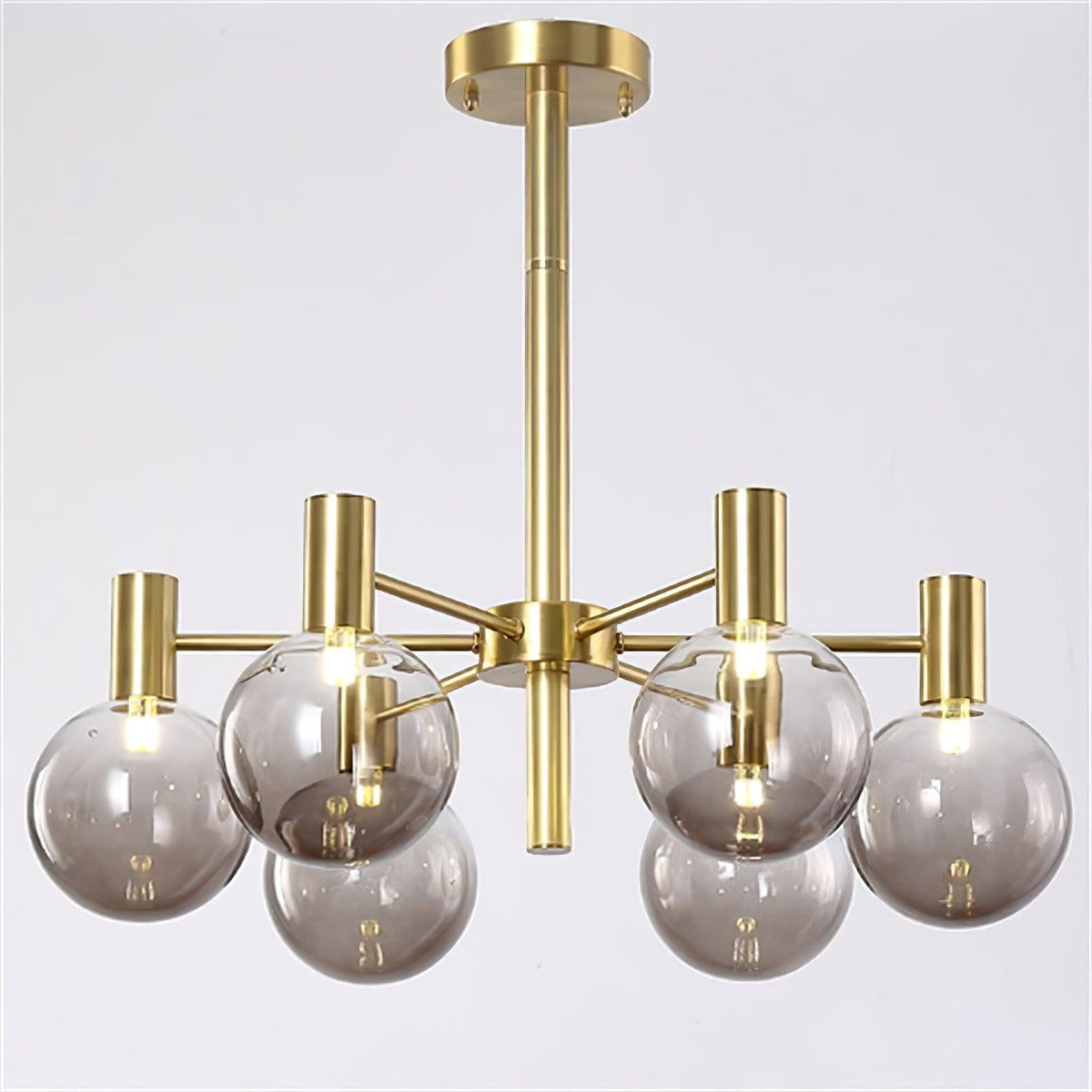 Lustre Trille en verre et fer – vue 11