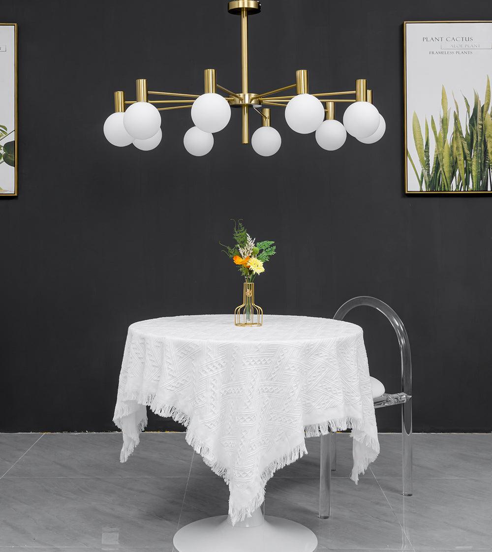 Lustre Trille en verre et fer – vue 34