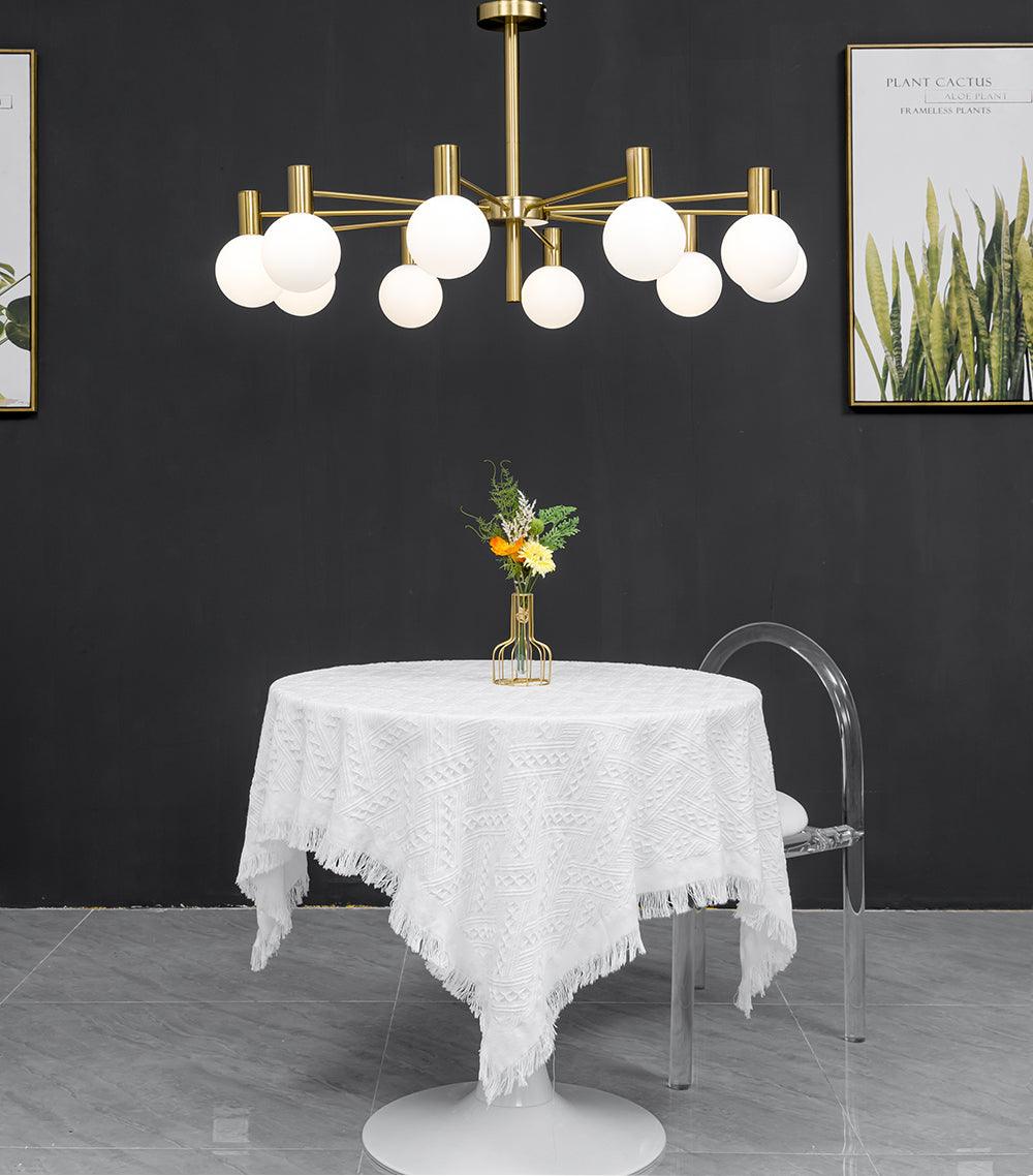 Lustre Trille en verre et fer – vue 45