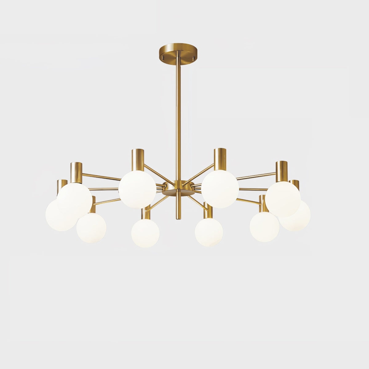 Lustre Trille en verre et fer – vue 53