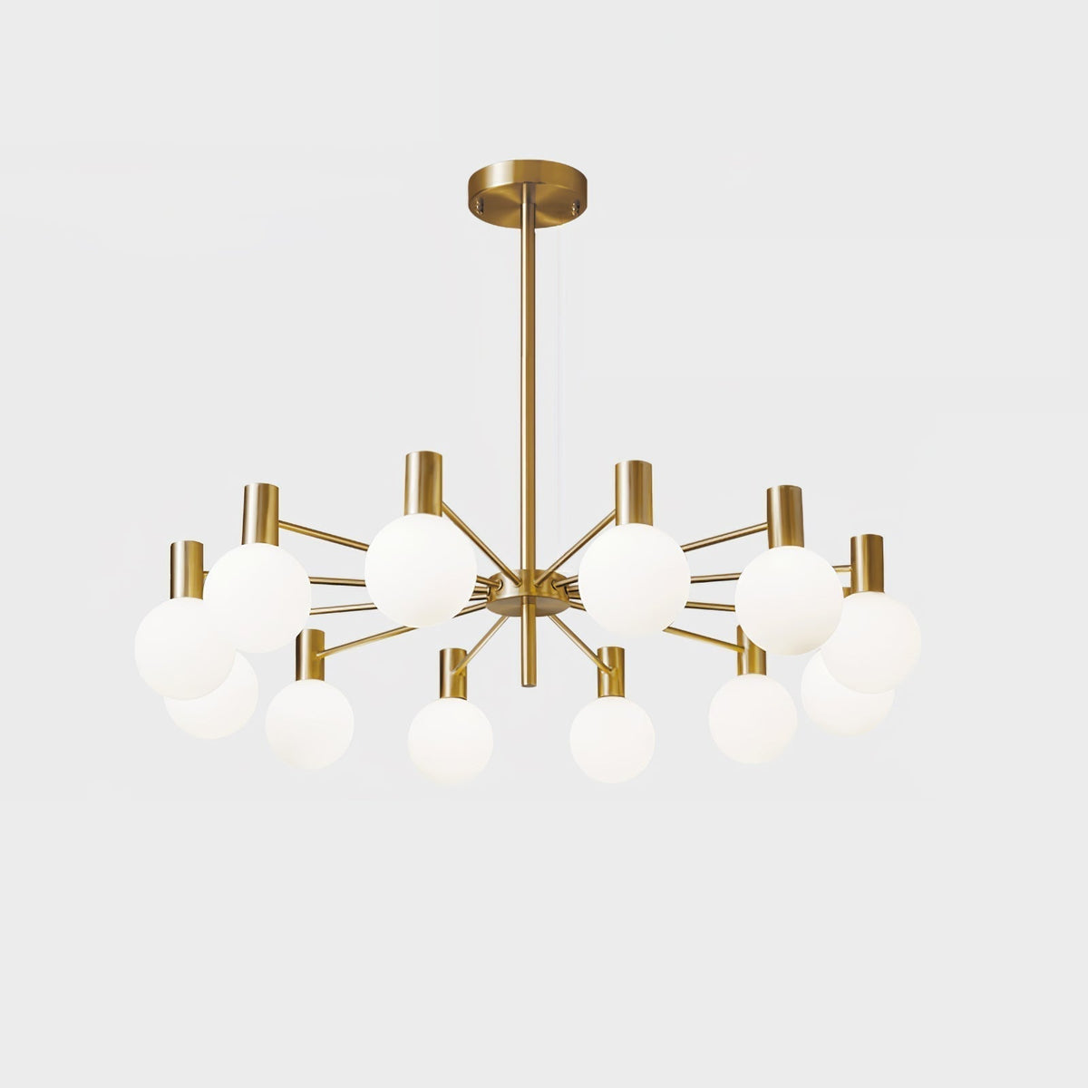 Lustre Trille en verre et fer – vue 55