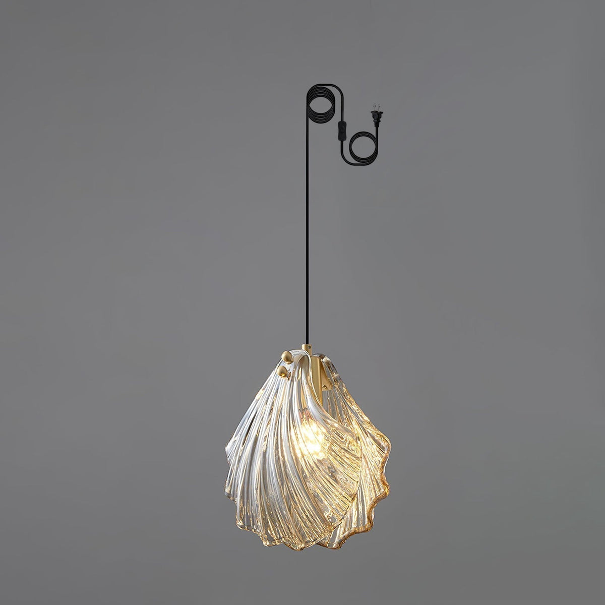Suspension Parasol en verre et laiton – vue 32