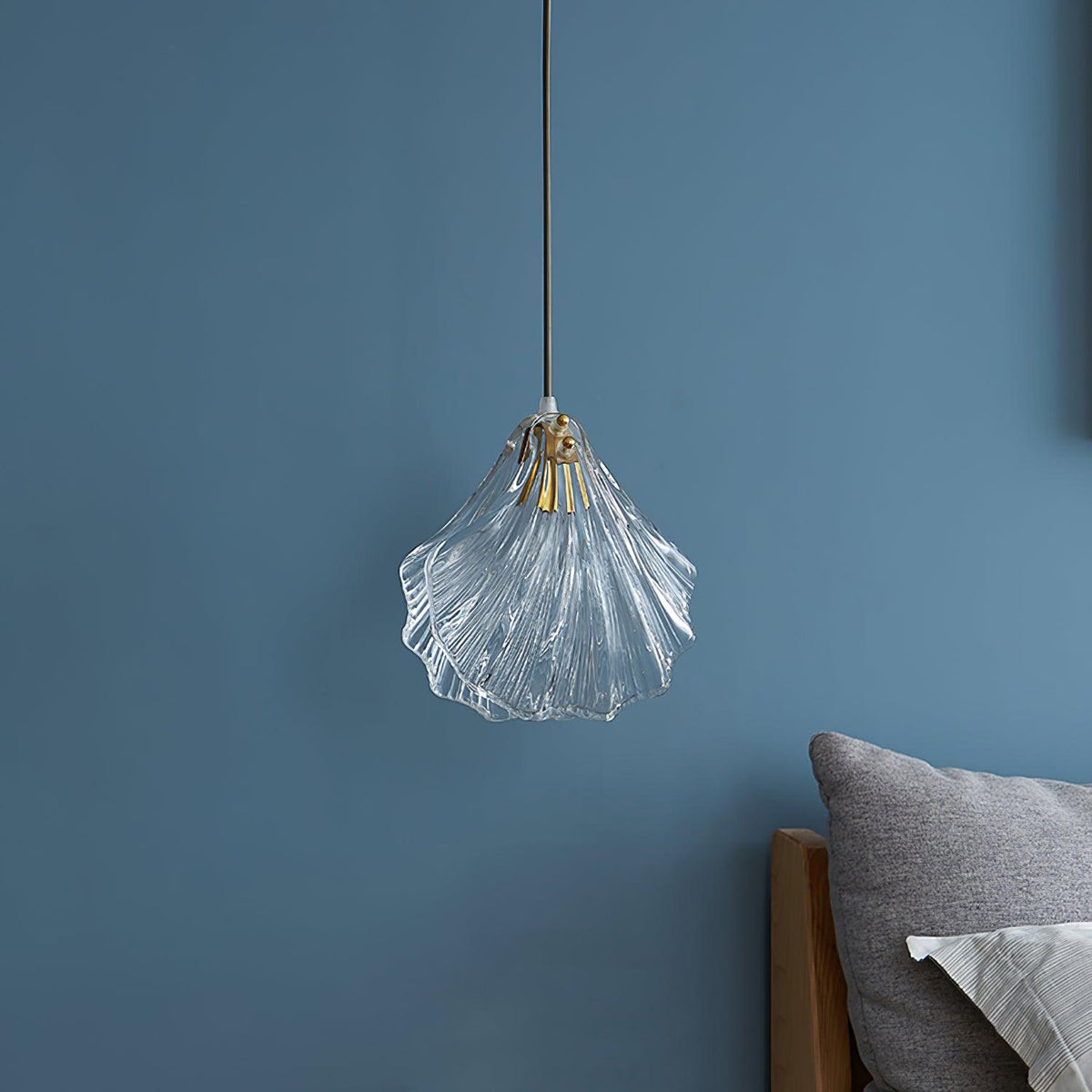 Suspension Parasol en verre et laiton – vue 42