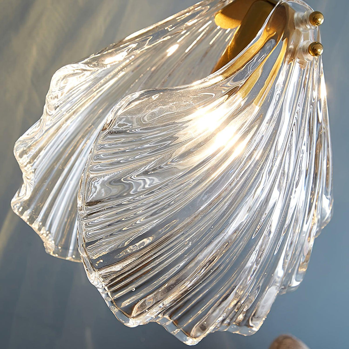 Suspension Parasol en verre et laiton – vue 24