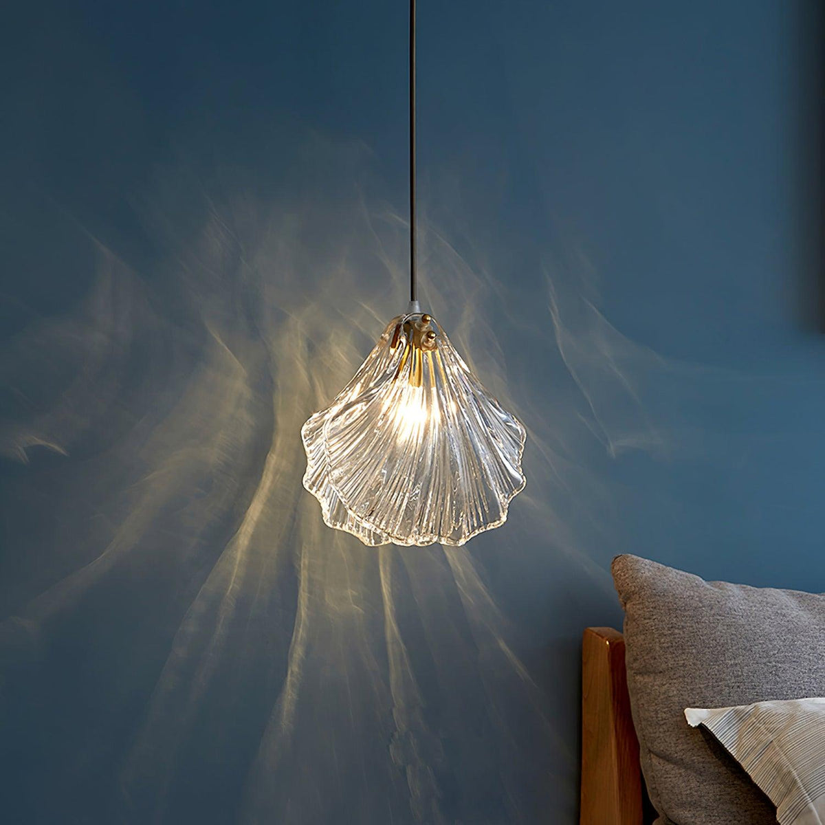 Suspension Parasol en verre et laiton – vue 28