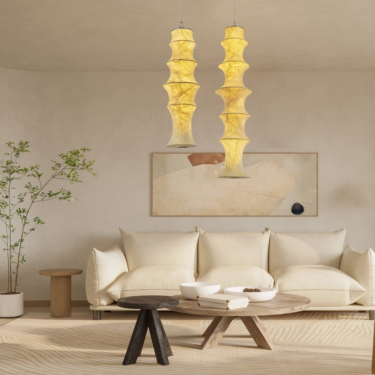 Suspension Nymphe en métal – vue 5