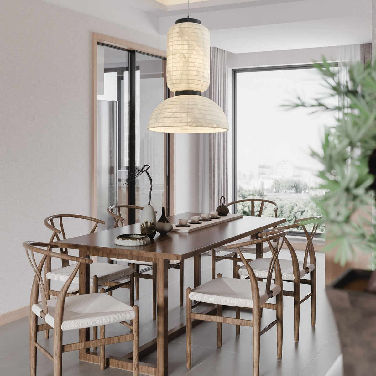 Suspension Moire en métal – vue 10