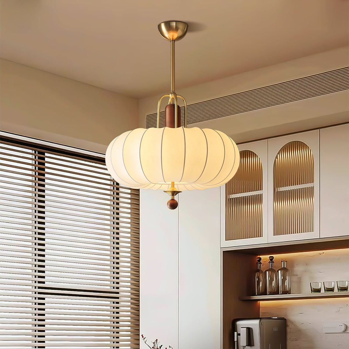 Suspension Arbalète en bois et métal – vue 10