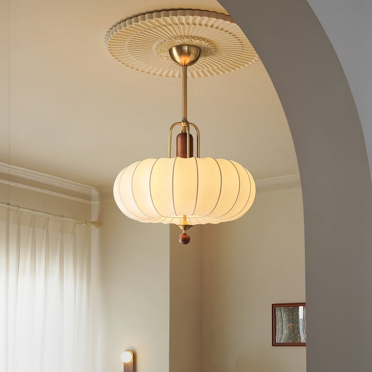 Suspension Arbalète en bois et métal – vue 11