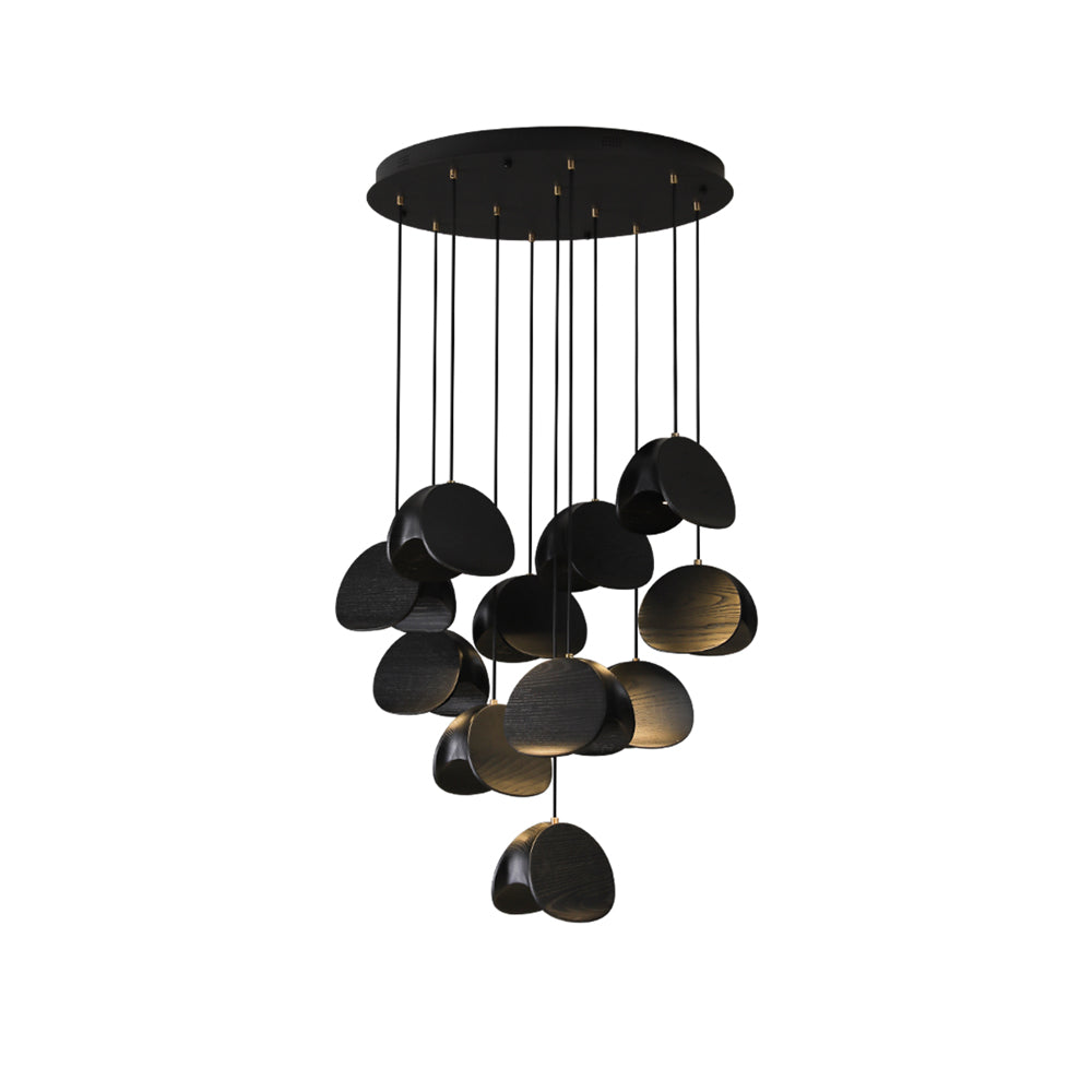 Suspension Minuit en bois et métal – vue 35
