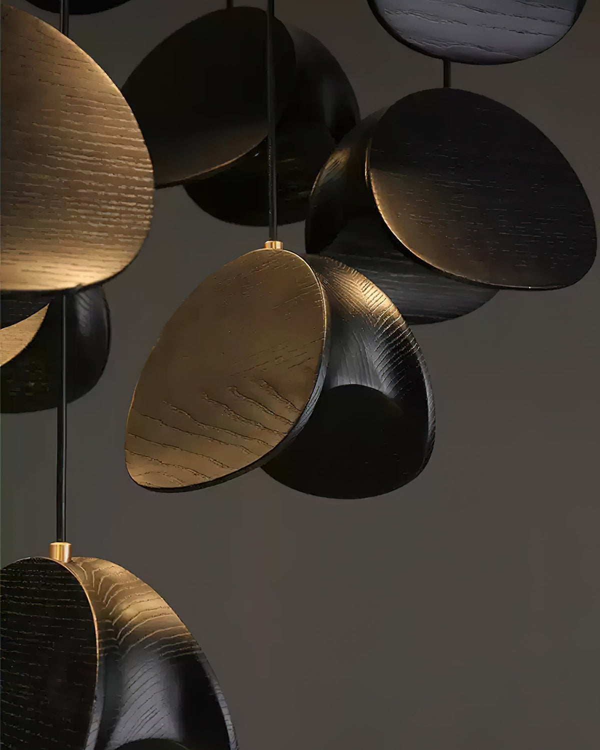 Suspension Minuit en bois et métal – vue 29