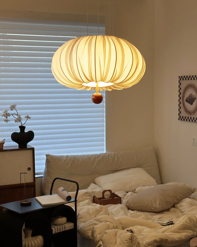 Suspension Fusain en bois et tissu – vue 12