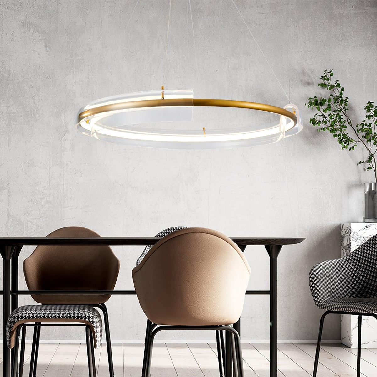 Lustre Icare en fer – vue 12
