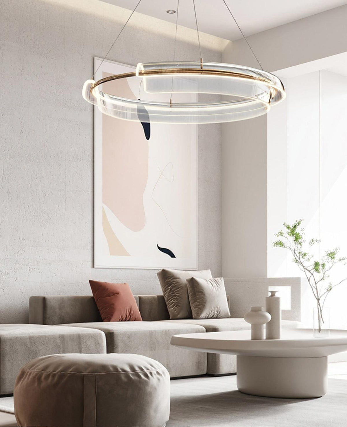 Lustre Icare en fer – vue 3