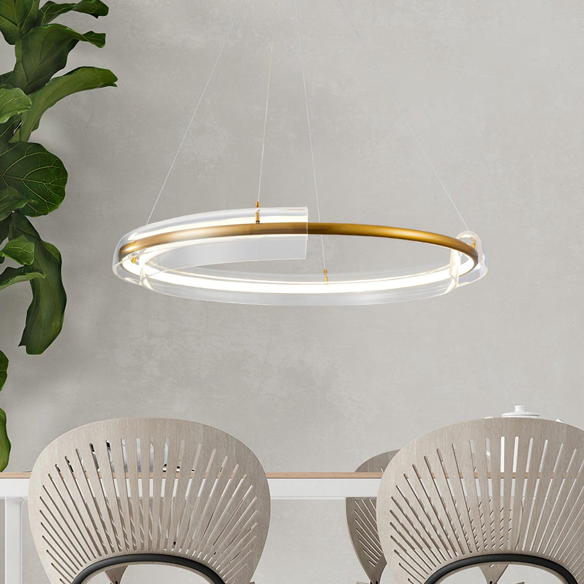 Lustre Icare en fer – vue 19
