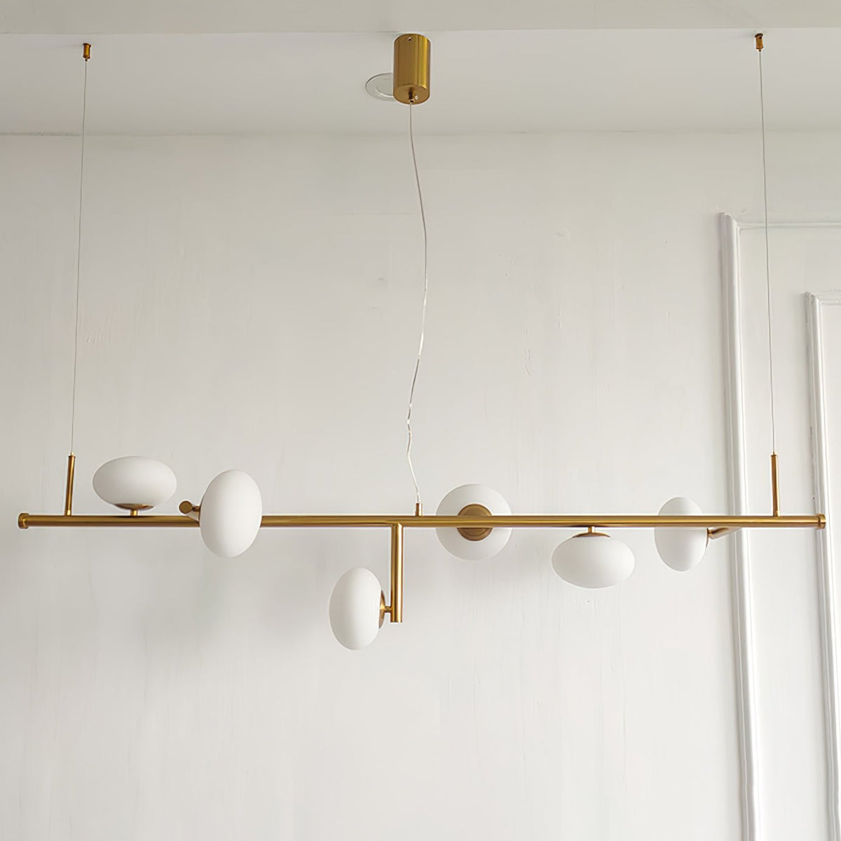 Lustre Récif en verre et métal – vue 20