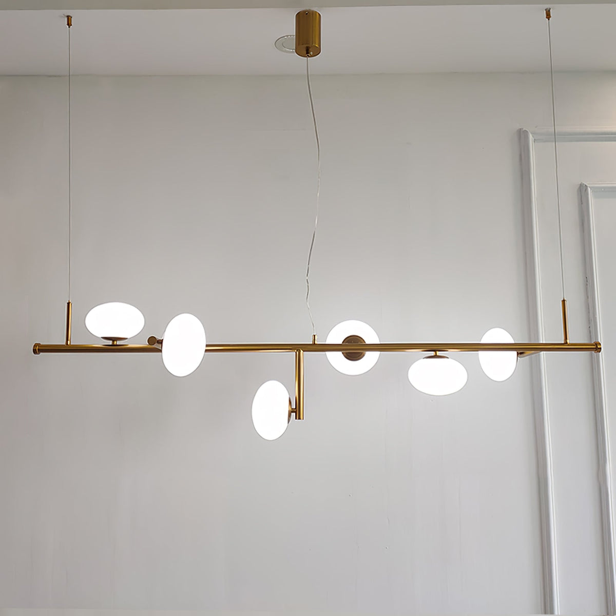 Lustre Récif en verre et métal – vue 14