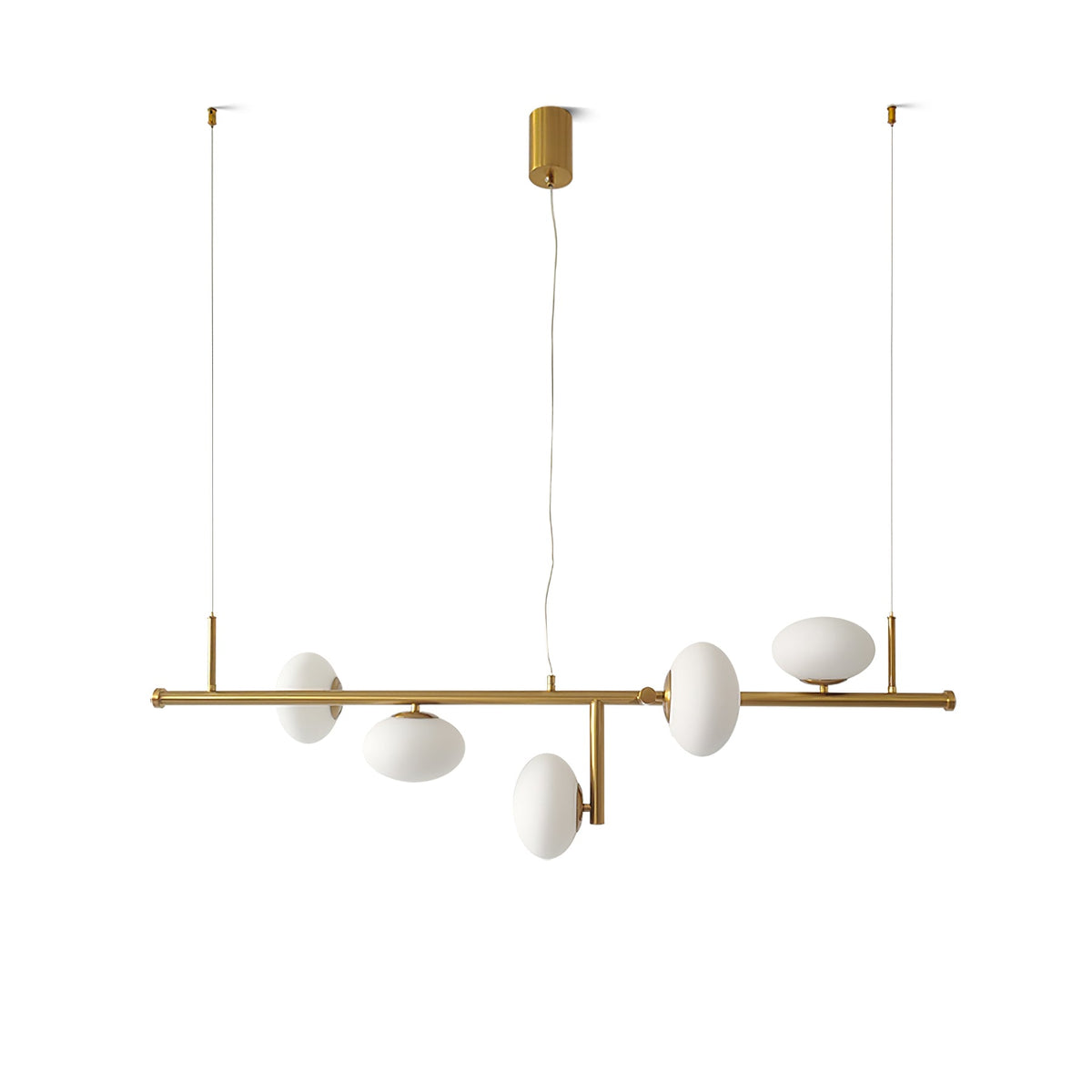 Lustre Récif en verre et métal – vue 11