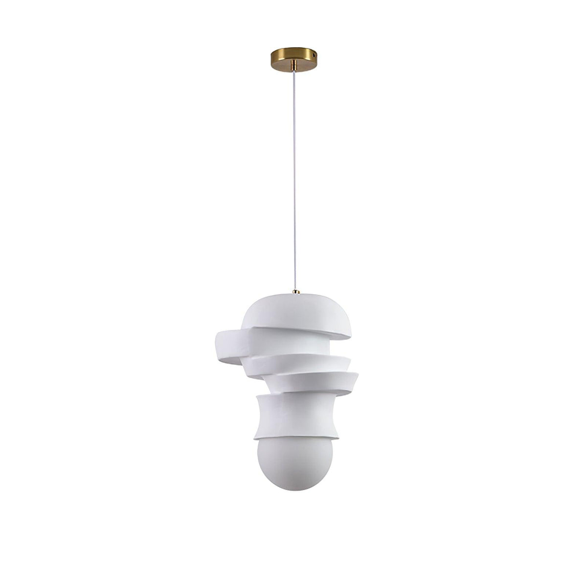 Suspension Hortensia en verre et résine – vue 13